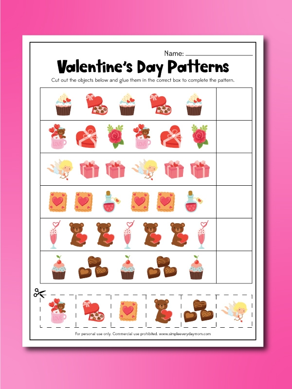 valentine's worksheets valentine's worksheets