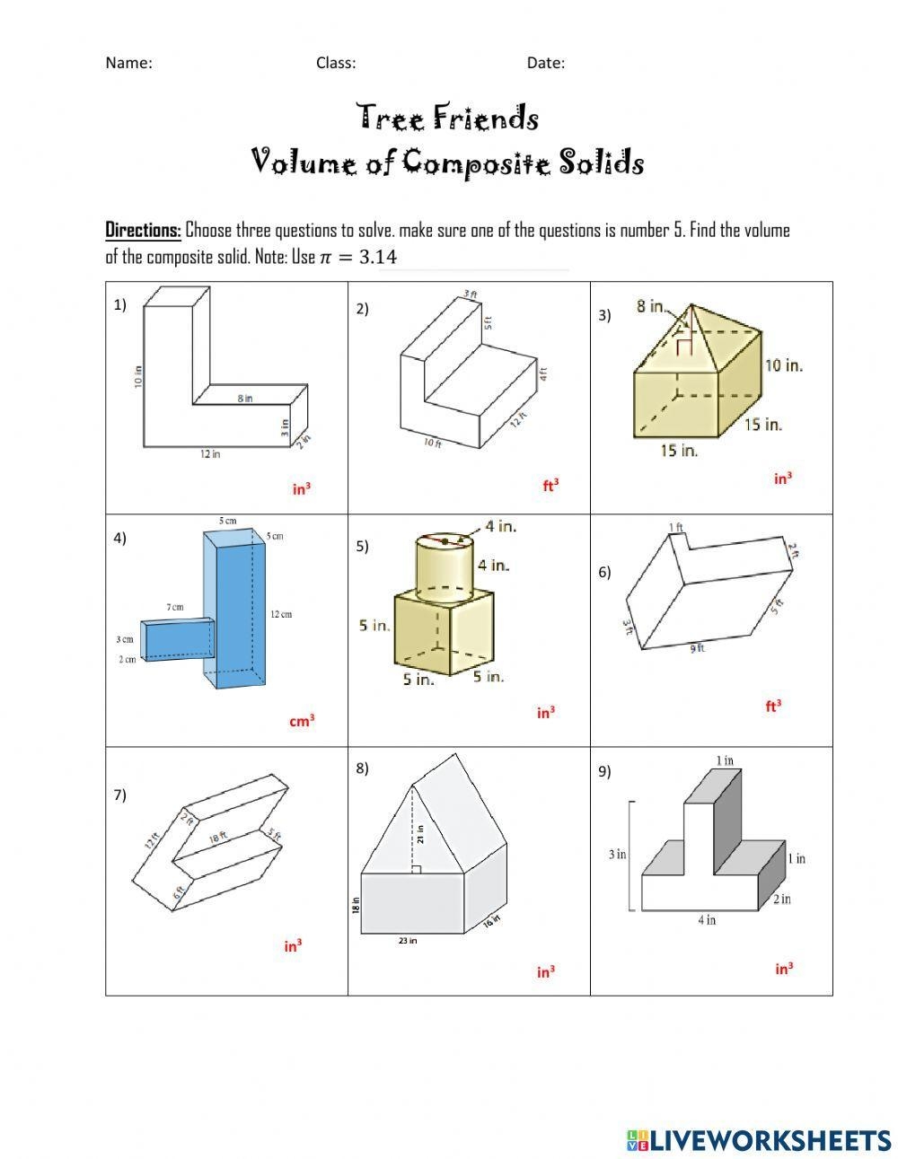 Volume Of Composite Figure For Beginners Quadratics Volume