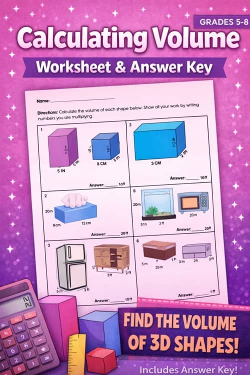 Volume Of Rectangular Prism Worksheet By Ecstatic Mathematics Addicts