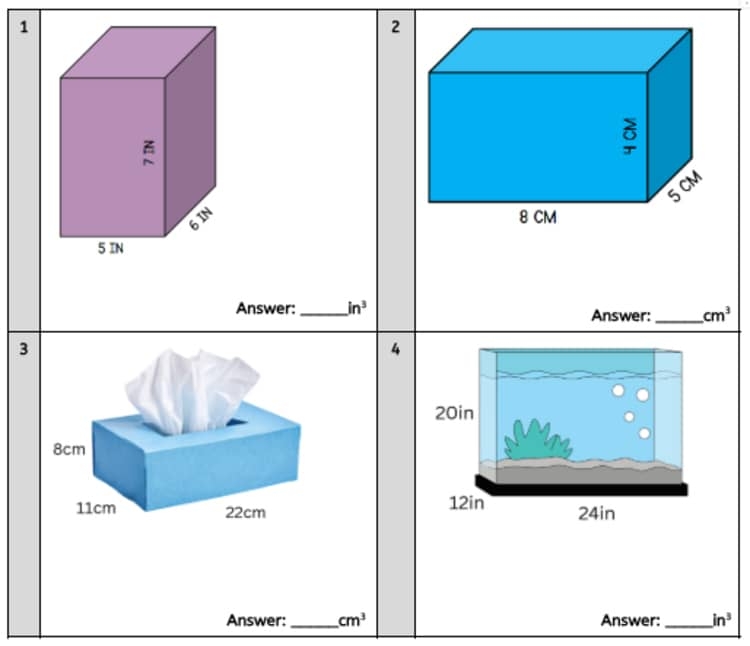 Volume Of Rectangular Prism Worksheet By Ecstatic Mathematics Addicts