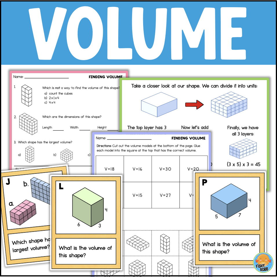 Volume Worksheets For 5th Grade Volume Worksheets For 5th Grade