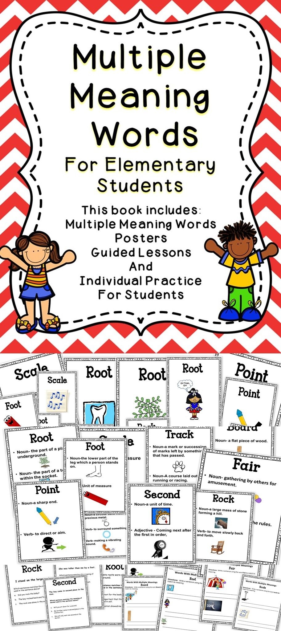 multiple meaning words worksheets