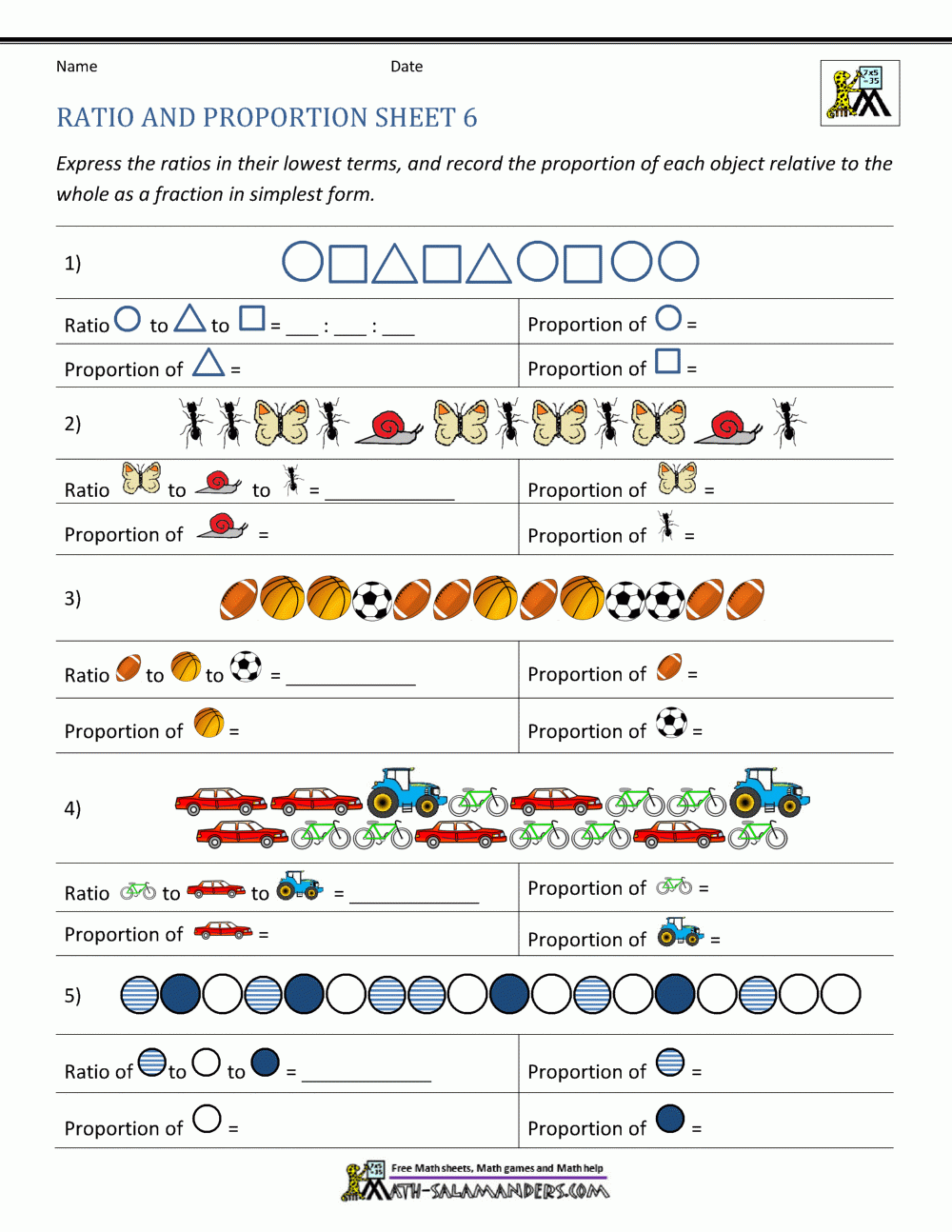 Writing Proportions Worksheets Y6 Ratio And Proportion Worksheet Writing Proportions Worksheets Y6 Ratio And Proportion Worksheet