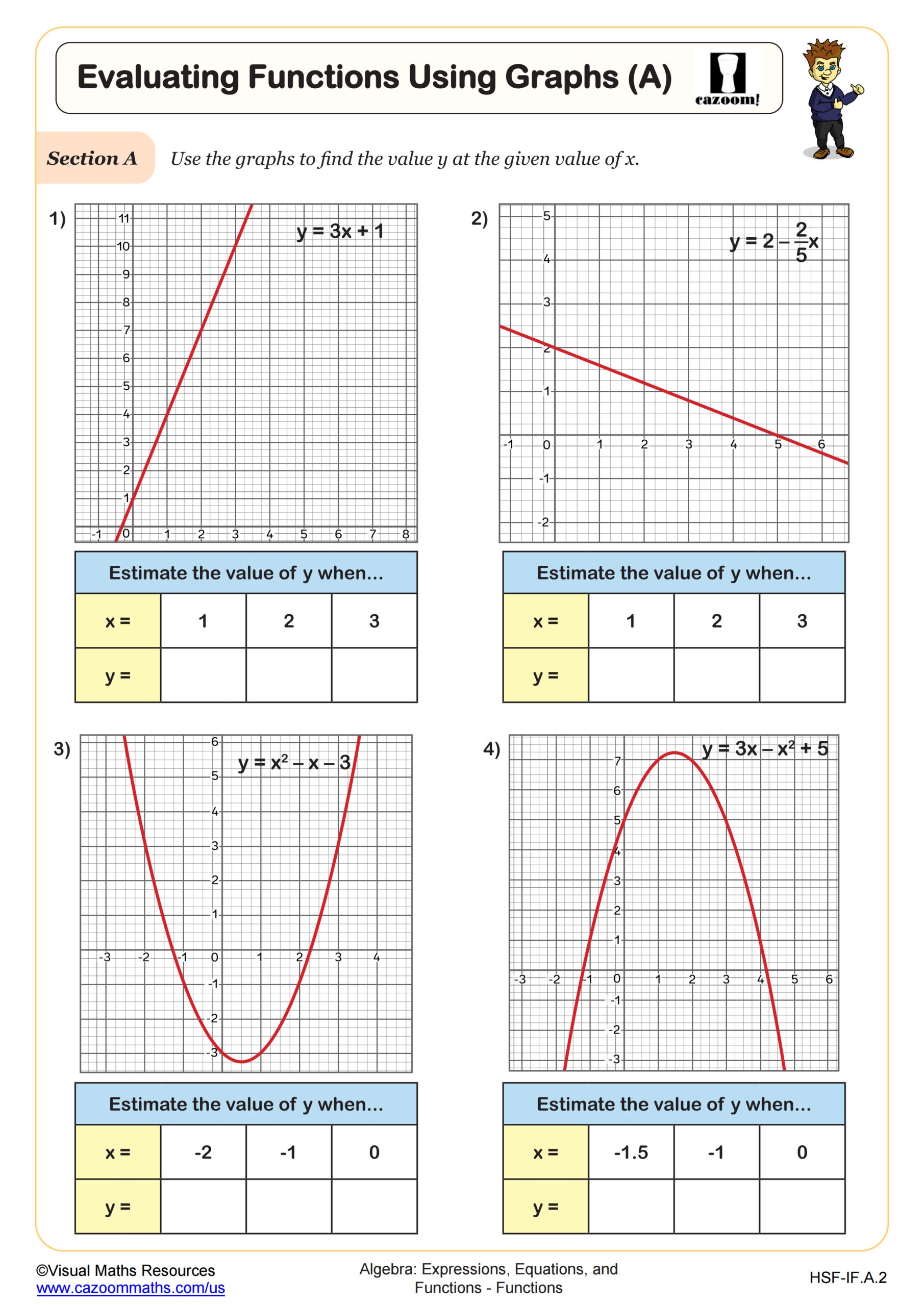 X And Y Function Worksheet Coordinate Geometry Notes And Worksheets